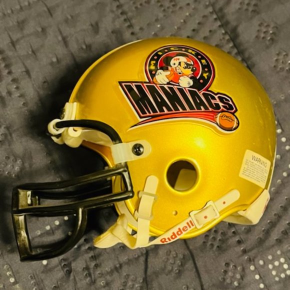 Disney Mini Helmet Ridell  Mickey Maniacs Size 3-5/8 VERY VERY RARE ! - Picture 2 of 4